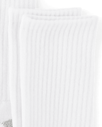 Boys Cushioned Crew Socks 6-Pack