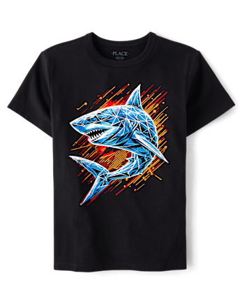 Boys Shark Graphic Tee