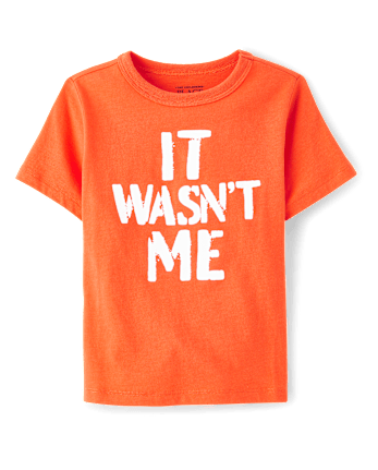 Baby And Toddler Boys It Wasn't Me Graphic Tee