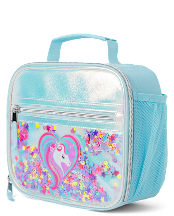 Girls Crackle Shakey Unicorn Lunchbox