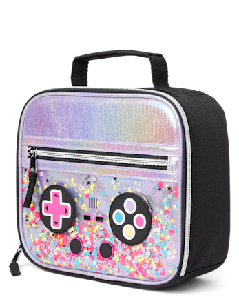 Girls Iridescent Shakey Video Game Lunchbox