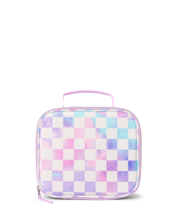 Girls Checkered Lunchbox