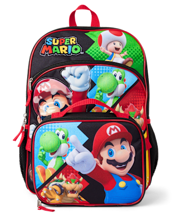 Ensemble 2 pièces sac à dos Super Mario pour garçon
