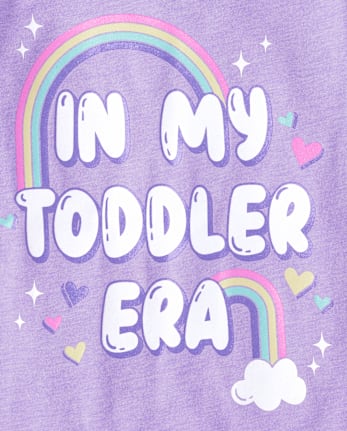 Baby And Toddler Girls Toddler Era Graphic Tee