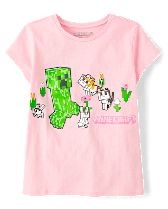 Girls Minecraft Graphic Tee