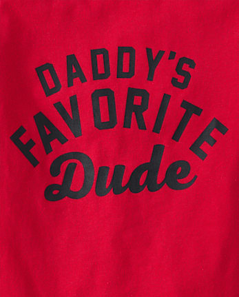 Baby And Toddler Boys Daddy's Favorite Dude Graphic Tee