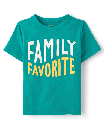 Baby And Toddler Boys Family Favorite Graphic Tee