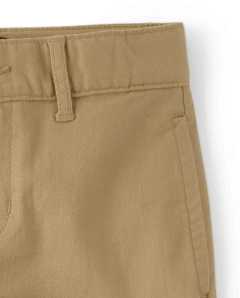 Boys Uniform Stretch Baggy Chino Pants