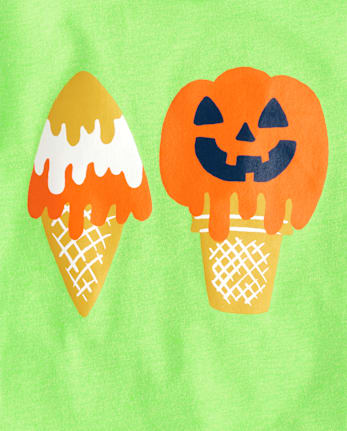 Baby And Toddler Boys Summerween Ice Cream Graphic Tee