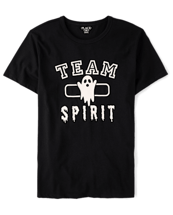 Adult Matching Family Glow Team Spirit Graphic Tee
