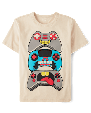 Boys Game Controllers Graphic Tee