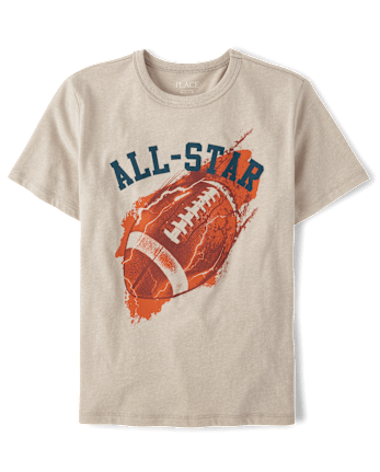 Boys Football All-Star Graphic Tee