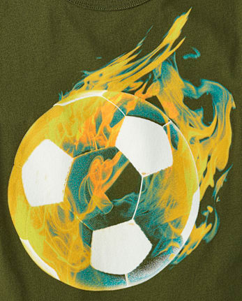 Boys Soccer Ball Graphic Tee