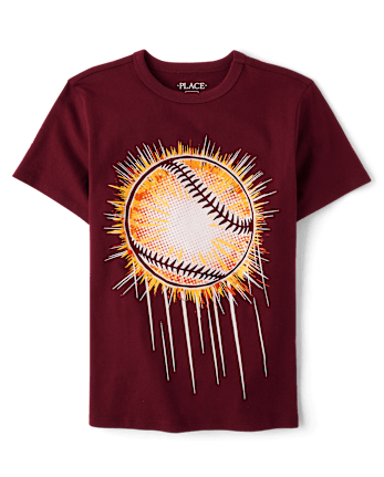 Boys Baseball Graphic Tee