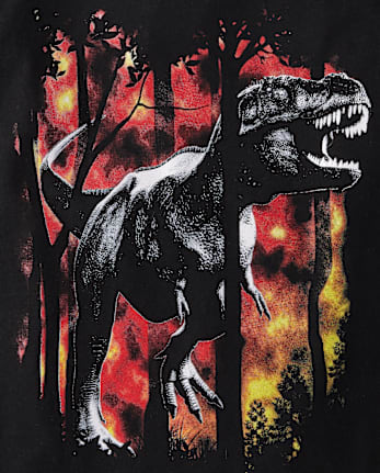 T-shirt graphique Dino Forest pour garçon