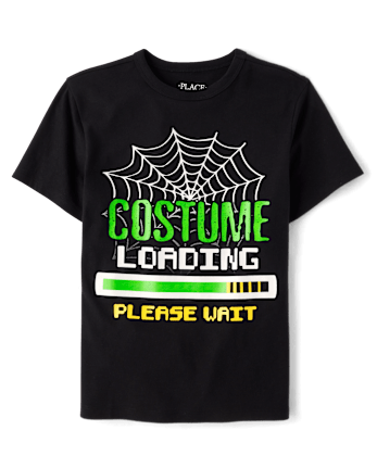 Boys Costume Loading Graphic Tee