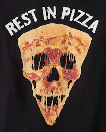 Boys Rest in Pizza Graphic Tee
