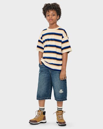 Kids Striped Boxy Top