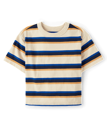 Boys Striped Relaxed Top