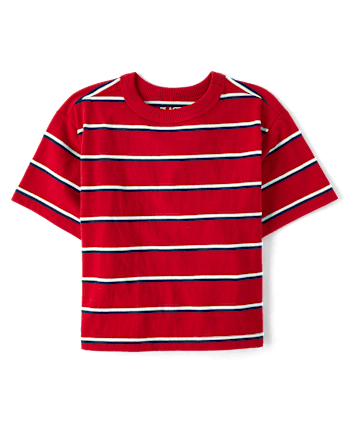Kids Striped Boxy Top