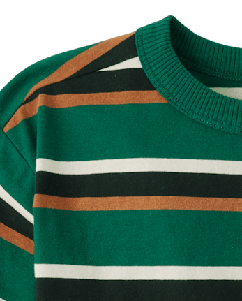 Boys Striped Relaxed Top
