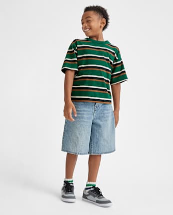 Kids Striped Relaxed Top