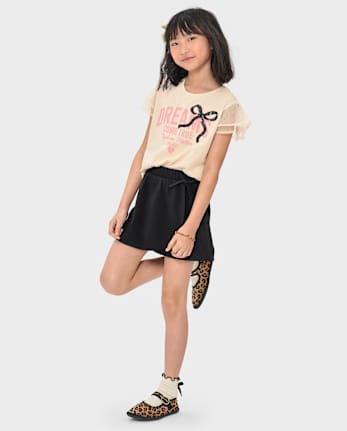 Girls Quick Dry Wrap Skort