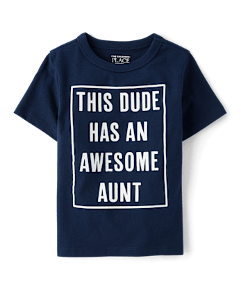 Baby And Toddler Boys Awesome Aunt Graphic Tee