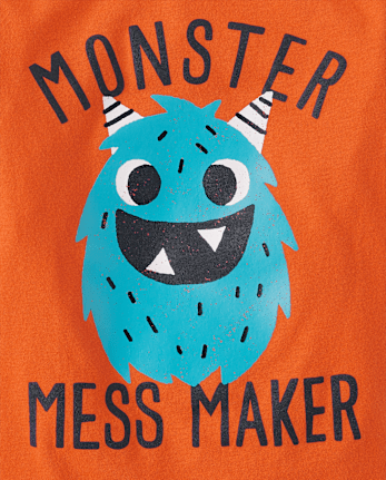Baby And Toddler Boys Monster Mess Maker Graphic Tee