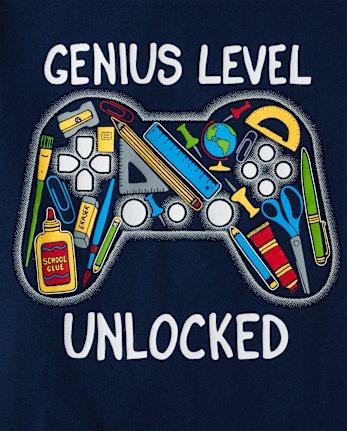 Boys Genius Level Graphic Tee