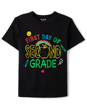 Boys First Day Second Grade Graphic Tee
