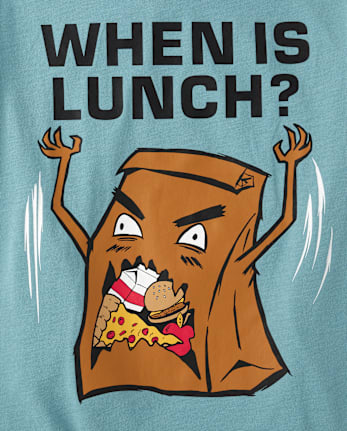 Boys Lunch Time Graphic Tee