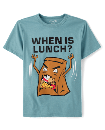 Boys Lunch Time Graphic Tee