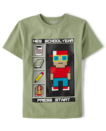 Boys School Avatar Graphic Tee