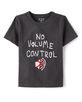 Toddler Boys Volume Control Graphic Tee