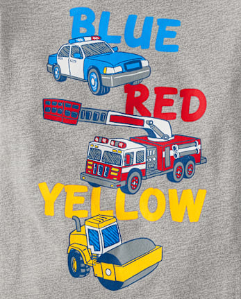 Baby And Toddler Boys Vehicle Graphic Tee 3-Pack