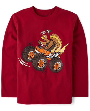 Boys Turkey Truck Graphic Tee