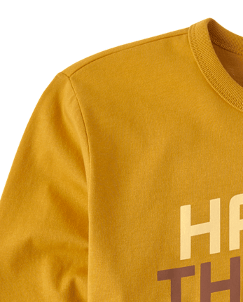 T-shirt graphique « Joyeux Thanksgiving » pour garçons