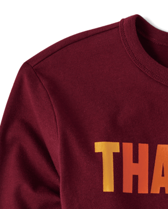 Kids Matching Family Thankful Graphic Tee