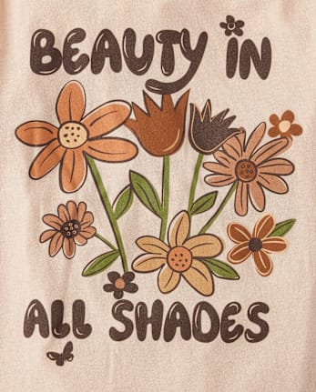 Girls Beauty In Every Shade Graphic Tee