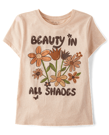 Girls Beauty In Every Shade Graphic Tee