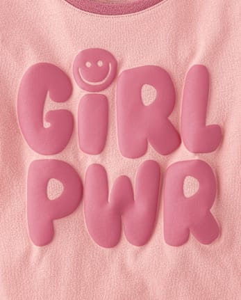 Girls Girl Pwr Graphic Baby Tee