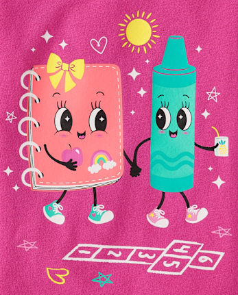 Toddler Girls Hopscotch Graphic Tee