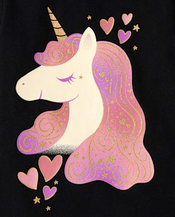 Baby And Toddler Girls Animal Graphic Tee 5-Pack