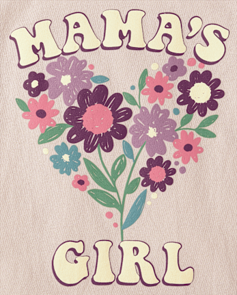 Toddler Girls Mama's Girl Graphic Tee