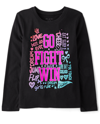 Girls Go Fight Win Graphic Tee