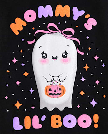 Baby And Toddler Girls Mommy's Lil Boo Graphic Tee