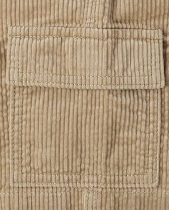 Kids Corduroy Cargo Shorts