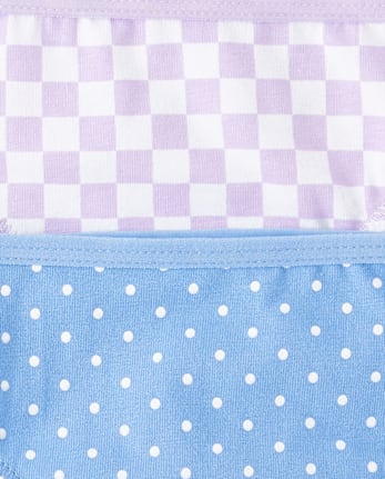 Lot de 7 sous-vêtements bikini cœur pour filles