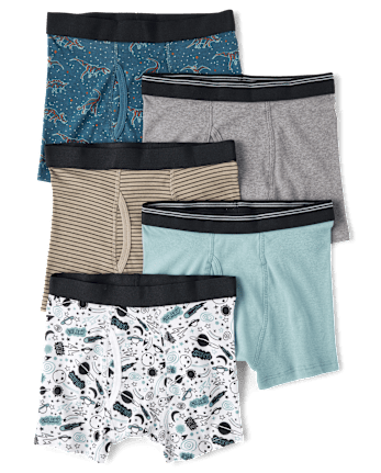Lot de 5 boxers Dino pour garçon